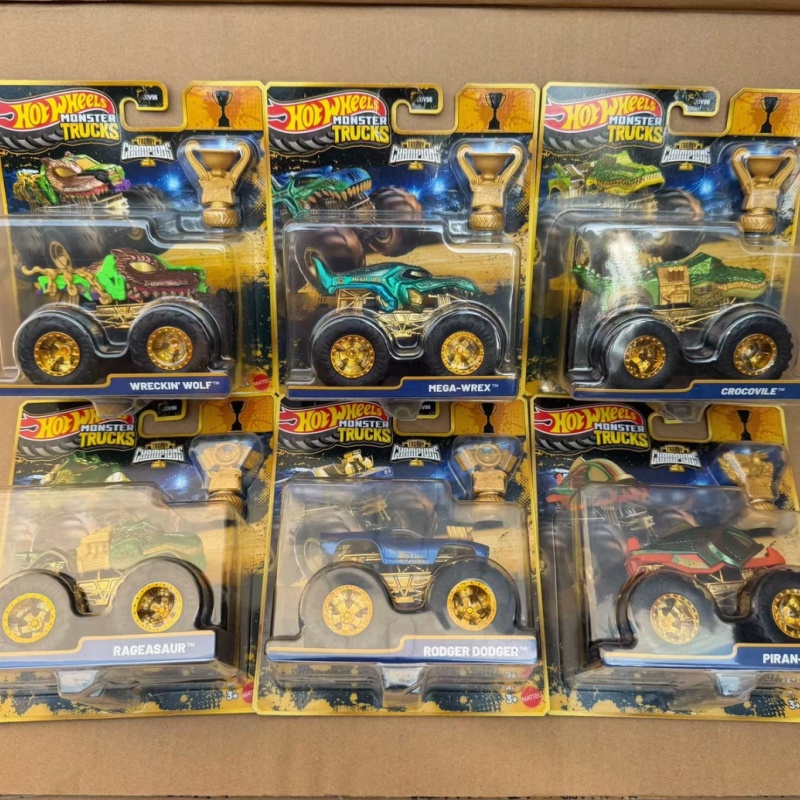 Hot Wheels Car Monster Trucks - Hot Wheels Monster Trucks, série Champions,