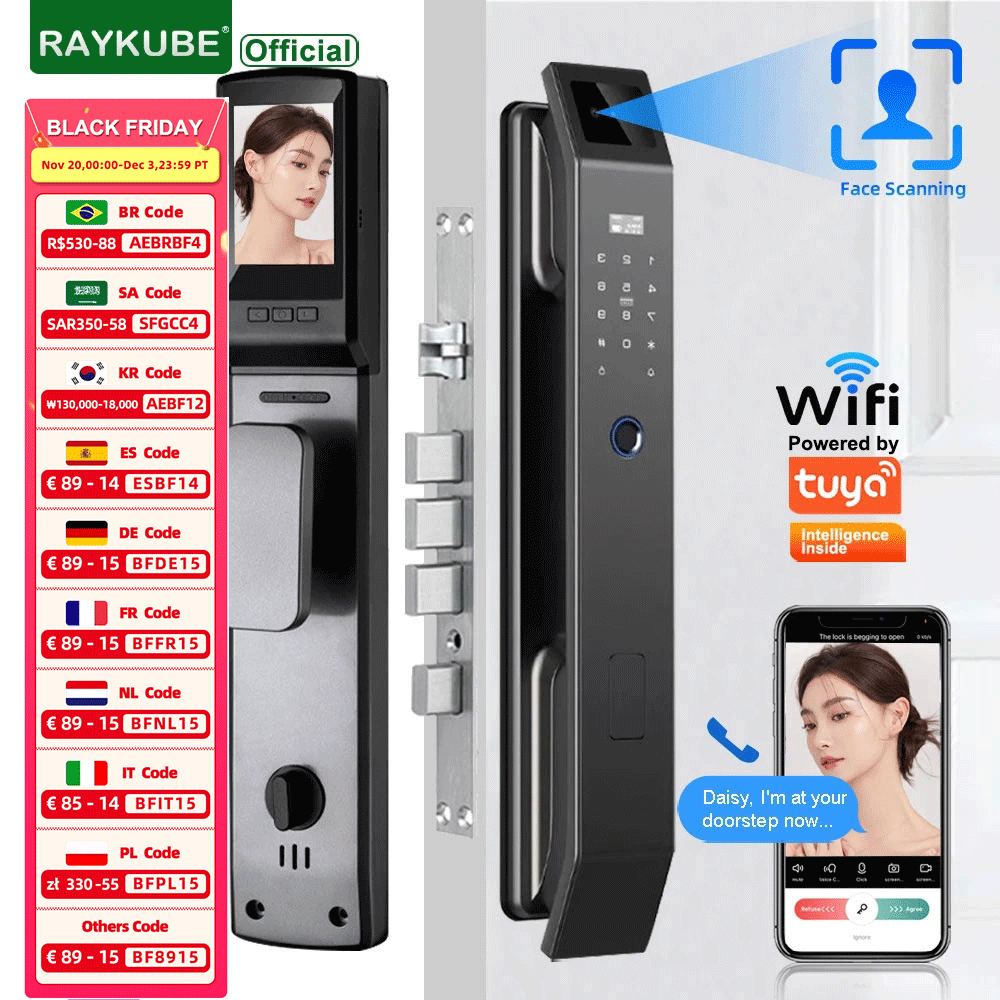Graded Card Display - RAYKUBE DF14 Tuya WiFi 3D reconnaissance