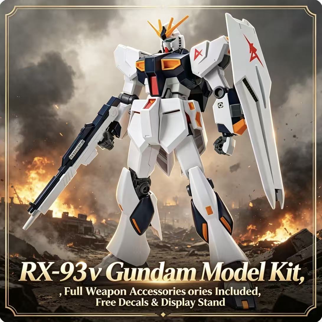 Bandai Model Gundam Hg - Kit de Modélisme Gundam RX-93 V