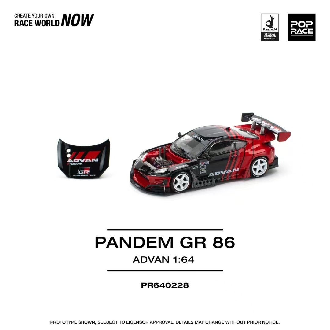 POP Race 1:64 Pandem GR86 ZN8  - Die Cast Car 1 64 avis et prix