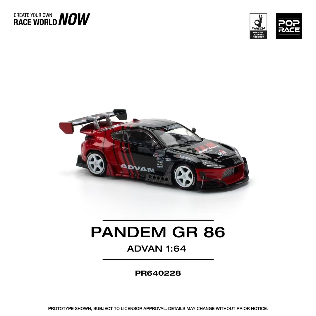 POP Race 1:64 Pandem GR86 ZN8  - Die Cast Car 1 64 avis et prix