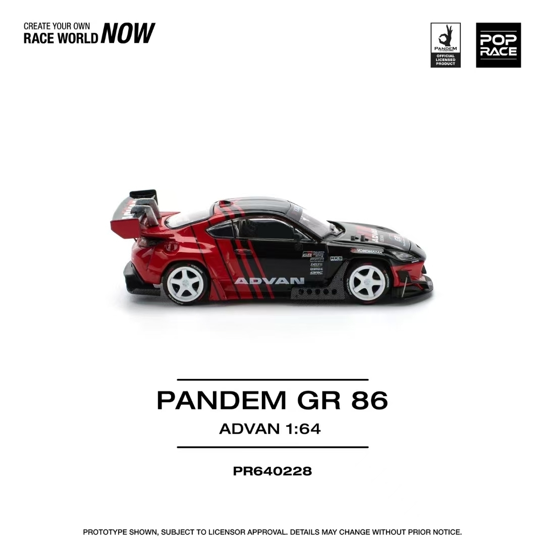 POP Race 1:64 Pandem GR86 ZN8  - Die Cast Car 1 64 avis et prix