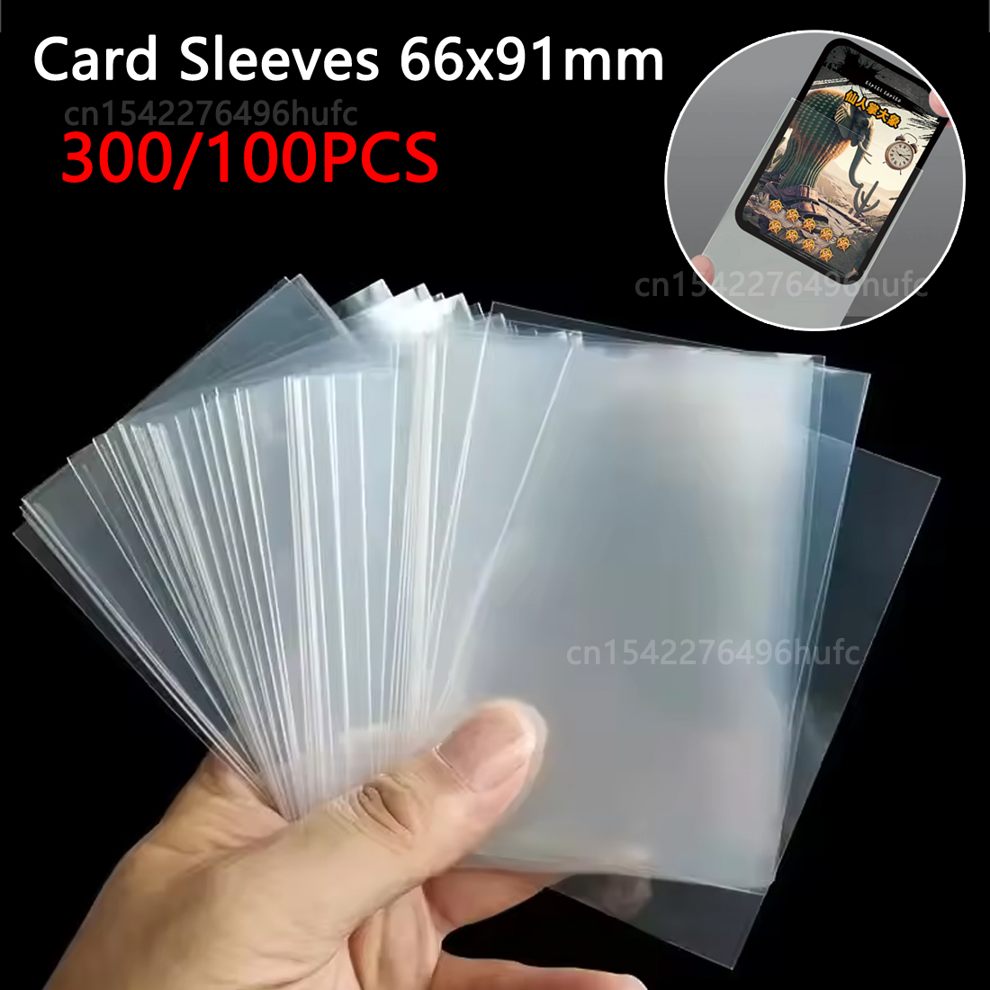 300/100 pièces 66*91mm manchon - Pokemon Binder Card avis et prix